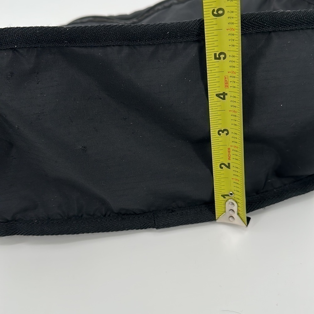 Lesportsac Black Front Flap Adjustable Strap Messenger Bag - Picture 14 of 16